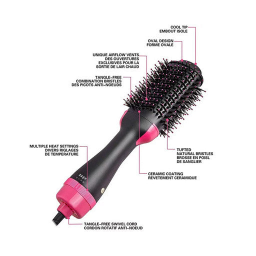 ENZO Keratin Hot Air Brush | إنزو فرشاة الهواء الساخن بالكيراتين