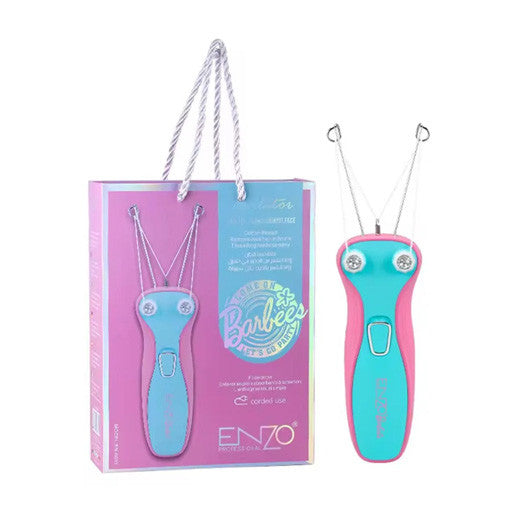 ENZO Professional Barbie Edition Electric Threading Machine for Hair Removal | جهاز إزالة الشعر بالخيط الكهربائي إنزو بروفيشنال إصدار باربي