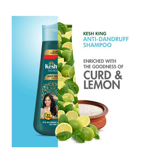 Kesh King Anti-Dandruff Shampoo - 340ml | كيش كينج شامبو ضد القشرة - 340 مل
