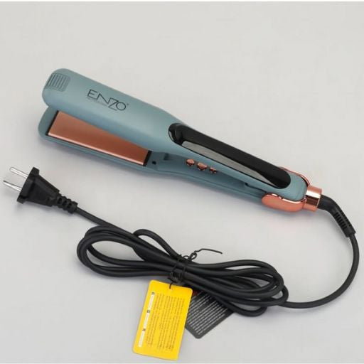 ENZO Professional Iconic Hair Straightener with 5 Keratin Serum | اينزو مكواة الشعر الاحترافية مع 5 سيرومات كيراتين