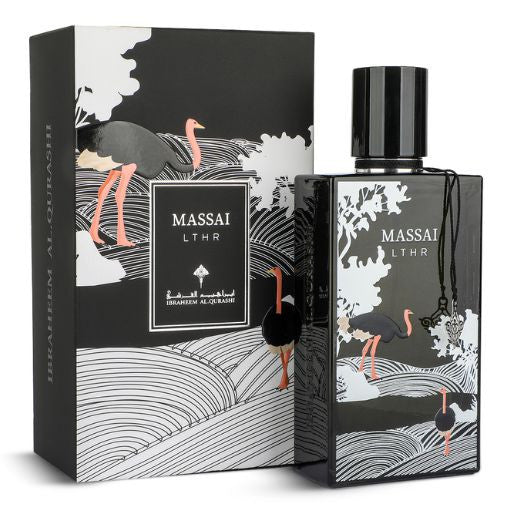 IBRAQ Ibrahim Al-Qurashi MASSAI LTHR - 75 ml | ابراهيم القرشي عطر ماساي لذر للجنسين  - 75 مل