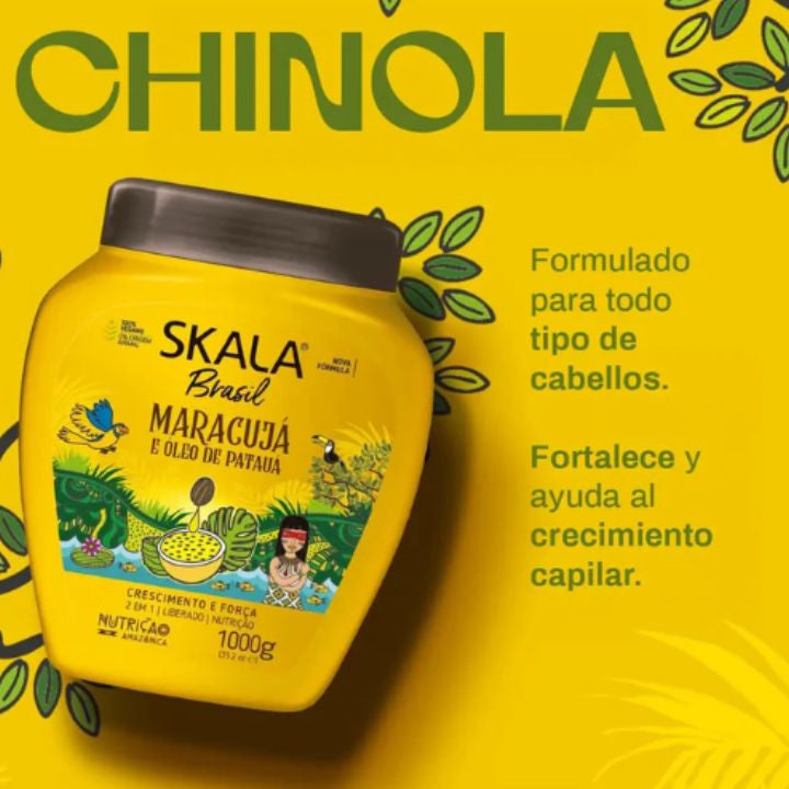 SKALA Brasil Crema Maracuja - 1000g | سكالا كريم الشعر البرازيلي - 1000 غرام