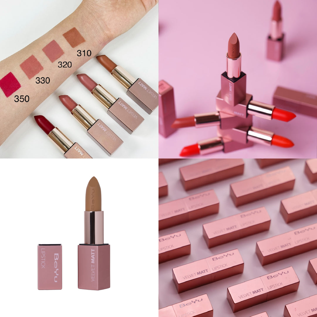 BeYu Velvet Matt Lipstick - 4.0ml | بيو أحمر شفاه مخملي - 4 مل
