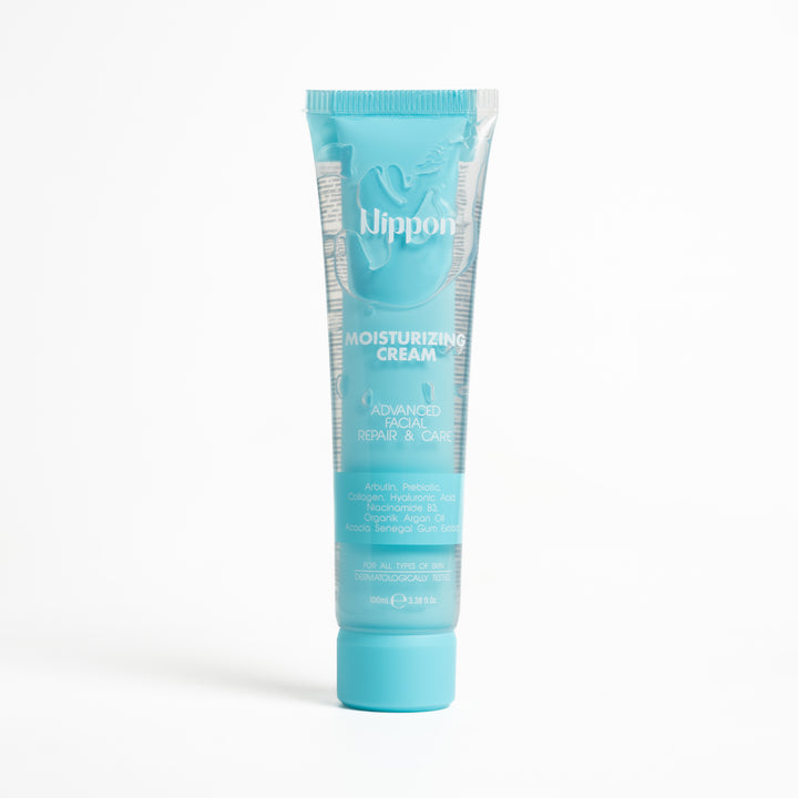 Nippon Moisturizing Cream Advanced Facial & Care Hyaluronic Acid - 100ml | نيبون كريم مرطب للوجه بالهيالورونيك اسيد - 100 مل