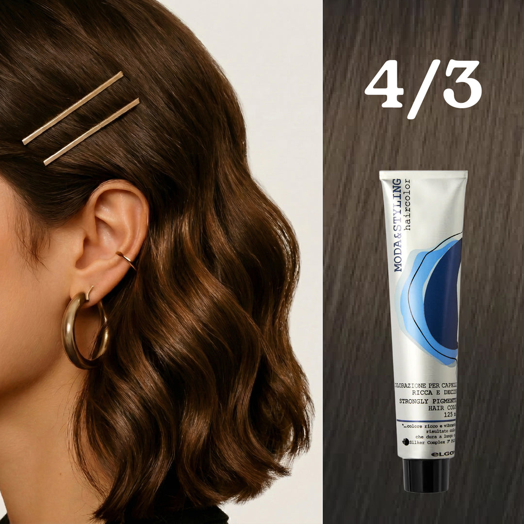 Elgon Moda&styling Haircolor Strongly Pigmented Hair Color - 125ml | ايلكون صبغة شعر مودا ستايلنج - 125مل