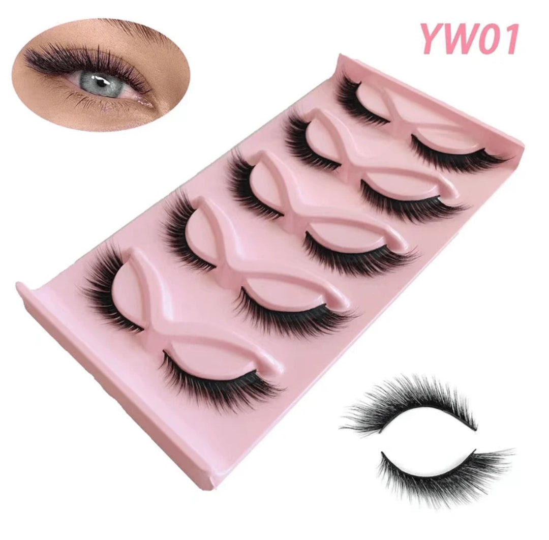 Cats Eyelashes - 5pcs | رموش صناعية - 5 قطع