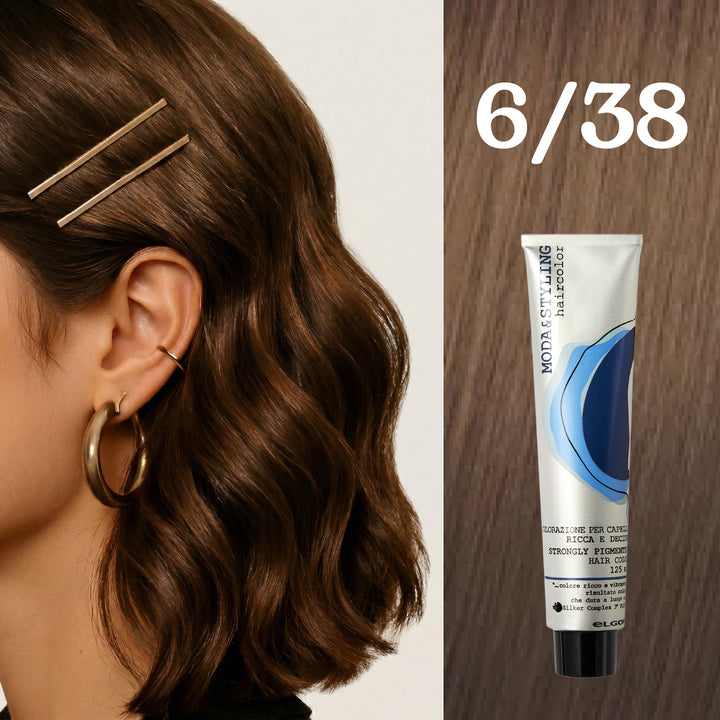Elgon Moda&styling Haircolor Strongly Pigmented Hair Color - 125ml | ايلكون صبغة شعر مودا ستايلنج - 125مل
