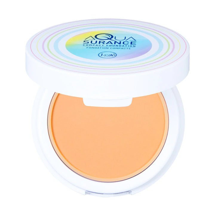 J. Cat Aquasurance Compact Foundation, Porcelain - 9g| جي كات  فاونديشن بودرة مضغوطة-9غرام