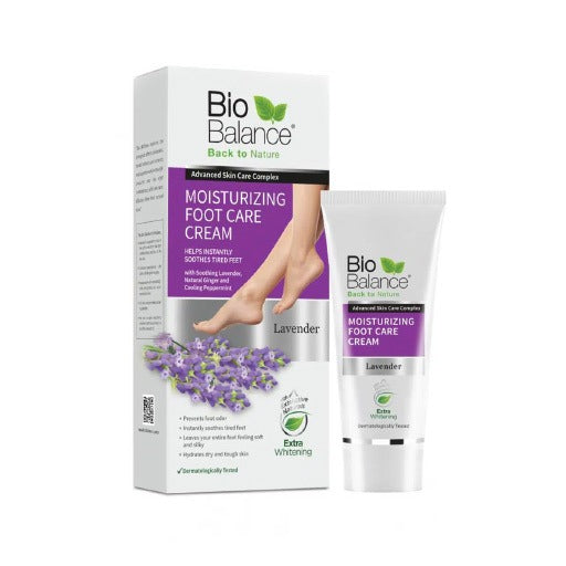 Bio Balance Moisturizing Foot Care Cream - 60ml | بايو بالانس كريم مرطب للأقدام  وعلاج رائحه القدم- 60 مل