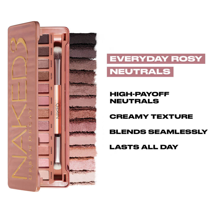 URBAN DECAY Naked 3 Eyeshadow Palette - 15.6g | اوربان ديكاي باليت ظلال العيون نيكيد 3 - 15.6غ