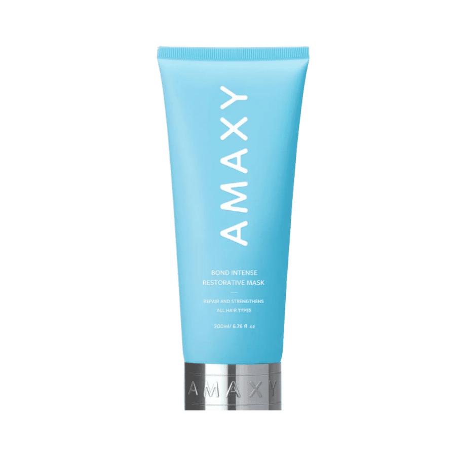 Amaxy Bond Intense Restorative Hair Mask, 200ml, for repairing and strengthening all hair types.