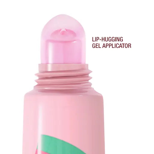 Charlotte Tilbury unreal lips healthy glow nectar nourishing lip oil juicylicious cherry glaze - 14ml | شارلوت تلبوري زيت شفاه ملون- 14مل