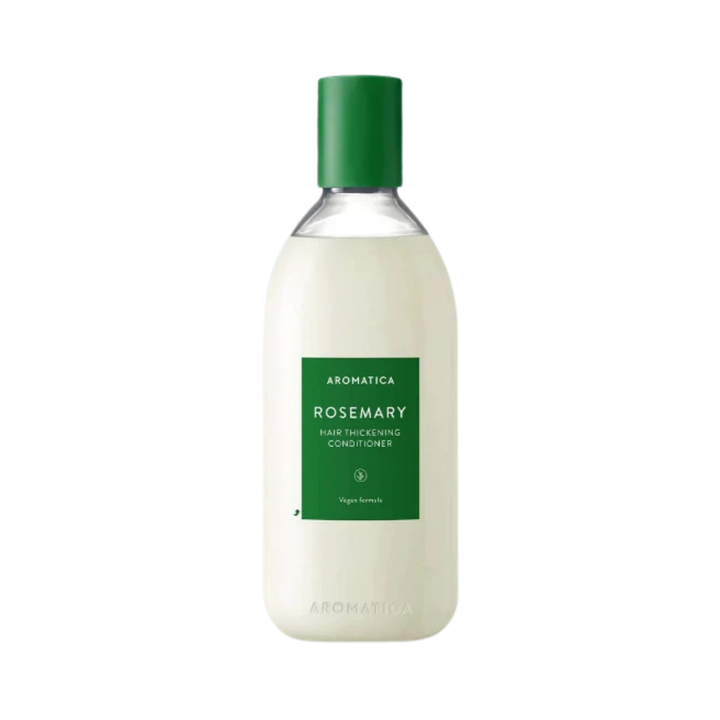 Aromatica Rosemary Hair Thickening Conditioner, vegan formula, 300ml bottle packagin
