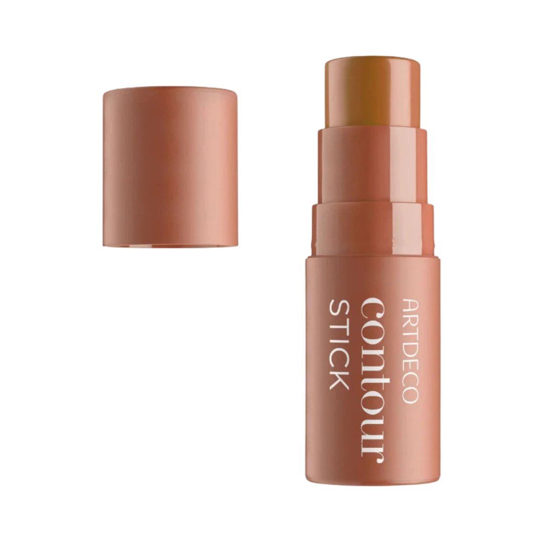 Artdeco Contour Stick, cream contour in brown stick packaging with removable cap, solid twist-up format.