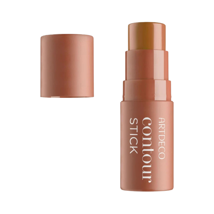Artdeco Contour Stick, cream contour in brown stick packaging with removable cap, solid twist-up format.
