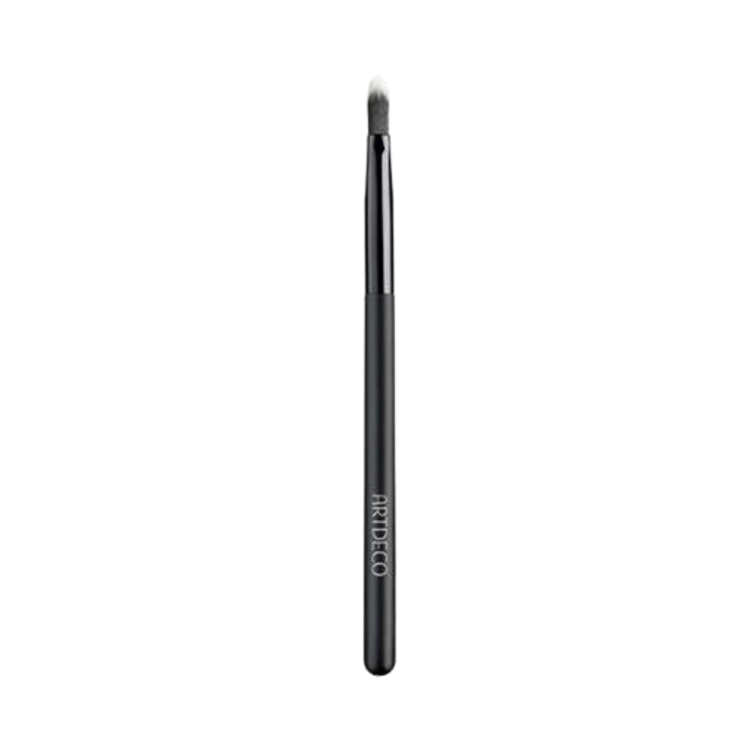 ARTDECO Eyeshadow Brush, fine-tipped bristles, black handle, suitable for precise eyeshadow application.