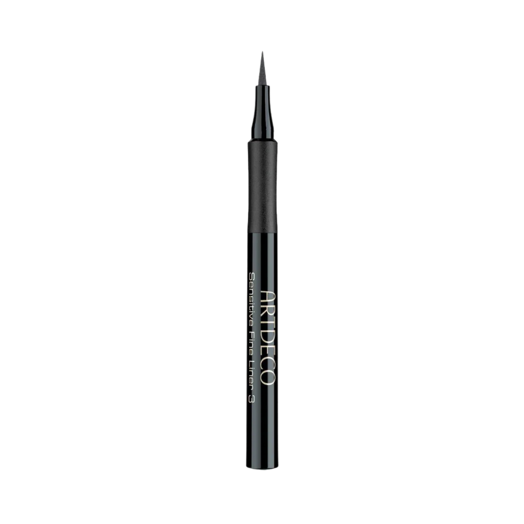 ARTDECO Sensitive Fine Liner, black color, fine-tip applicator for precise eyeliner application.
