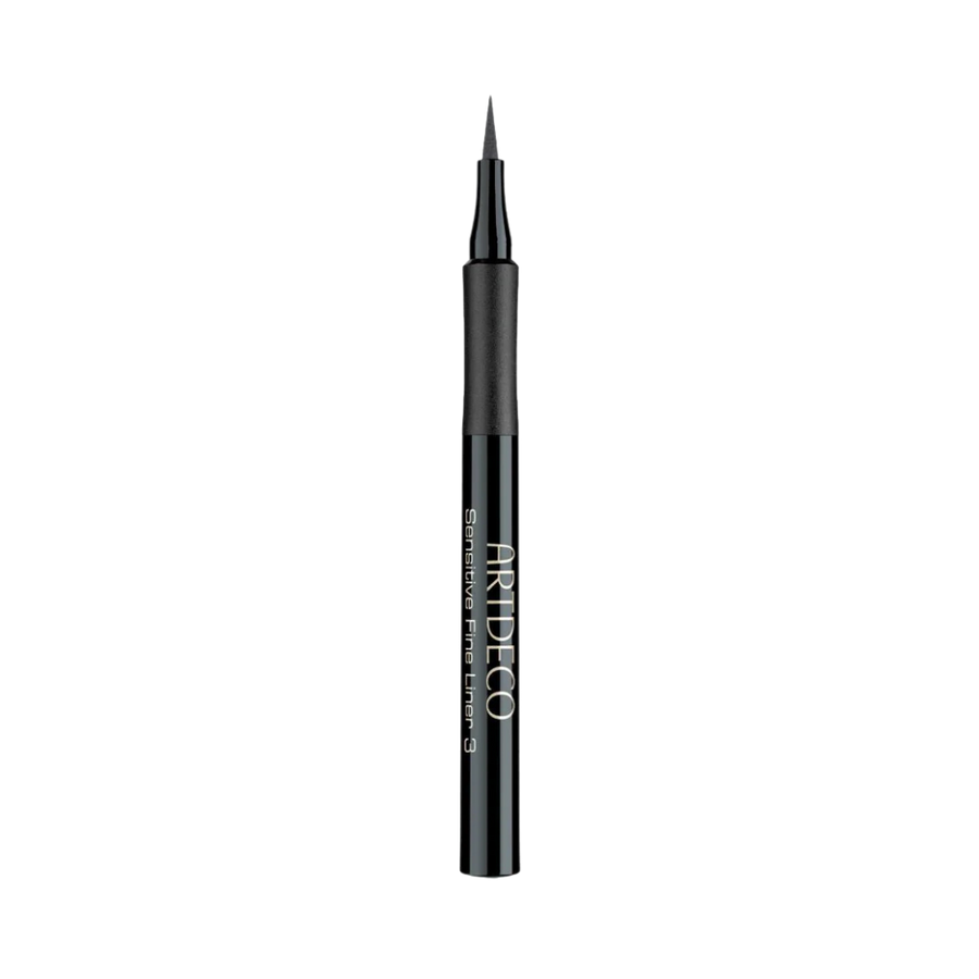 ARTDECO Sensitive Fine Liner, black color, fine-tip applicator for precise eyeliner application.