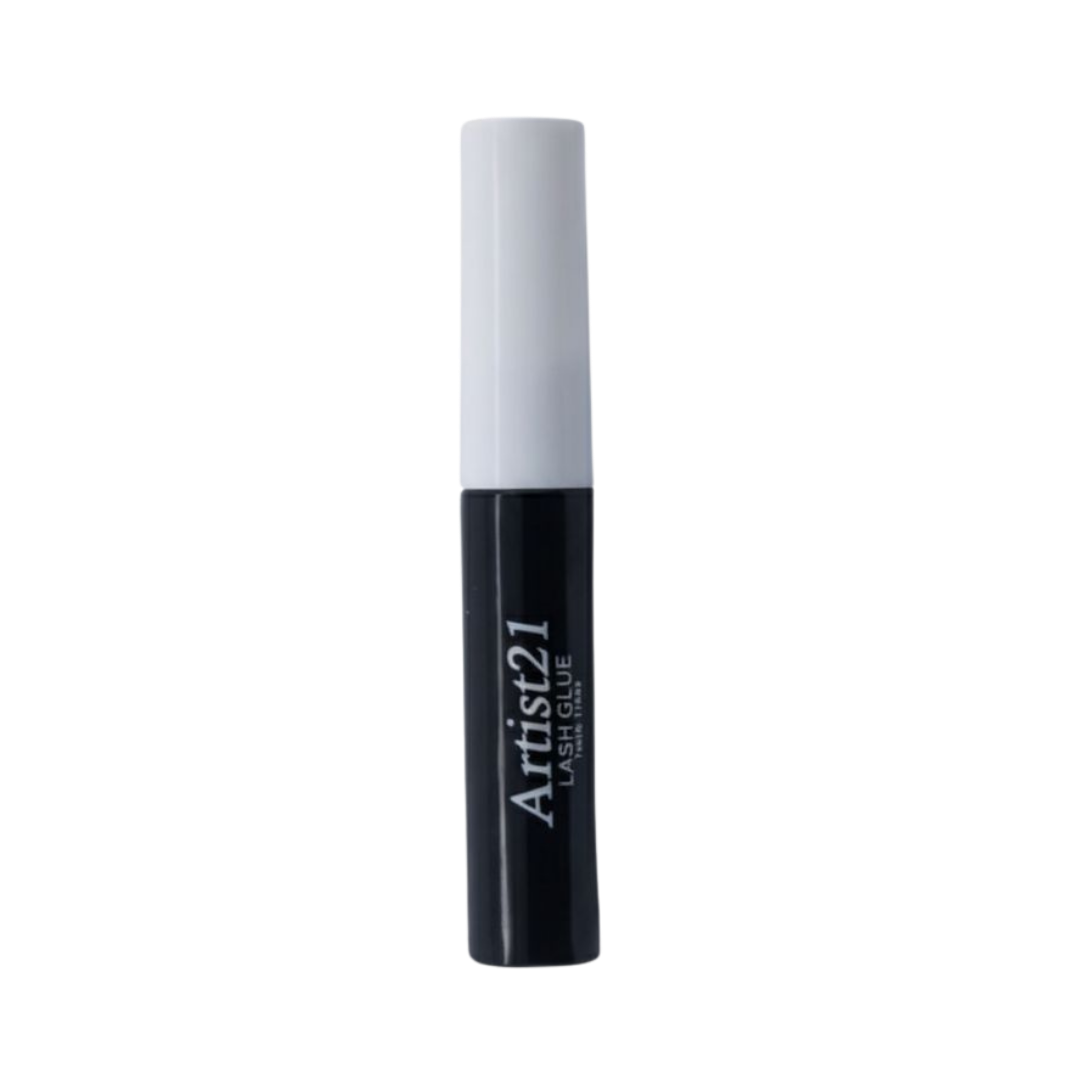 Artist 21 Lash Glue White 7ml in black tube with white cap.