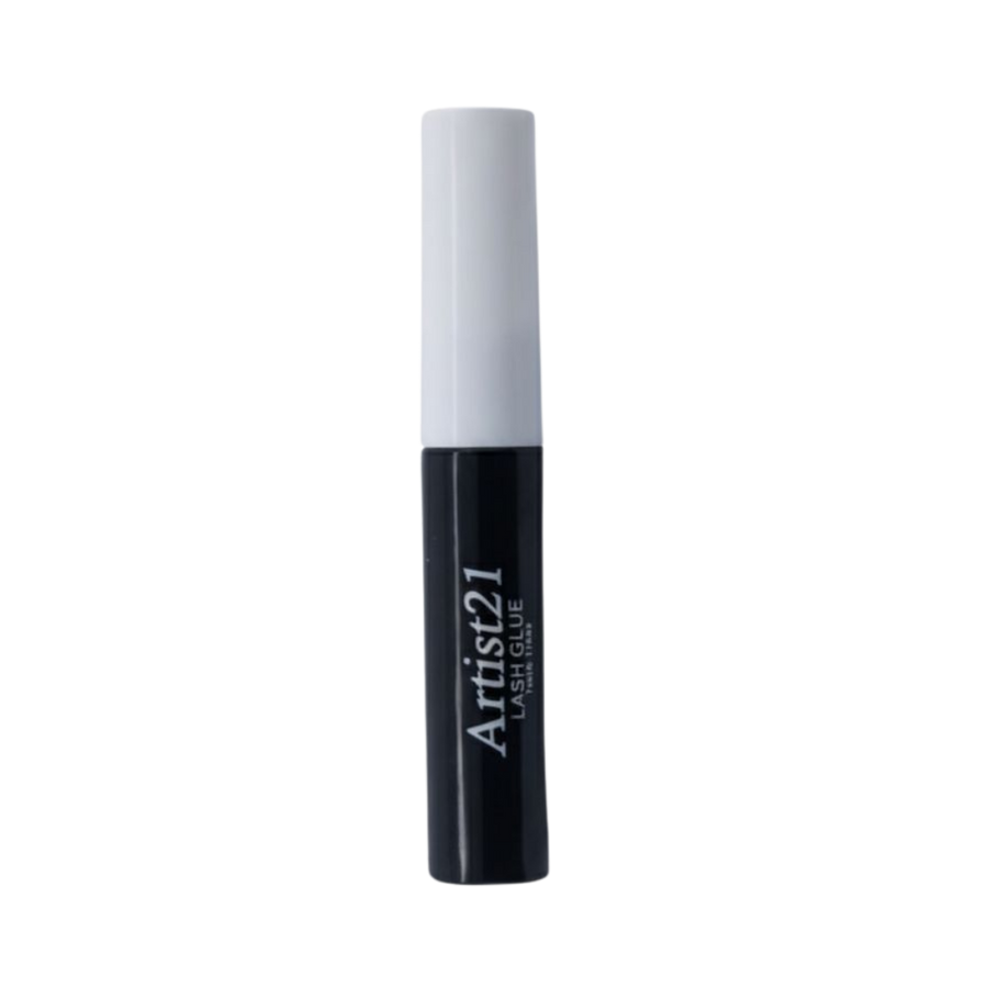 Artist 21 Lash Glue White 7ml in black tube with white cap.