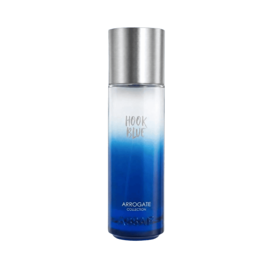 ASSAF Hook Blue Arrogate Collection Eau de Parfum blue gradient bottle packaging