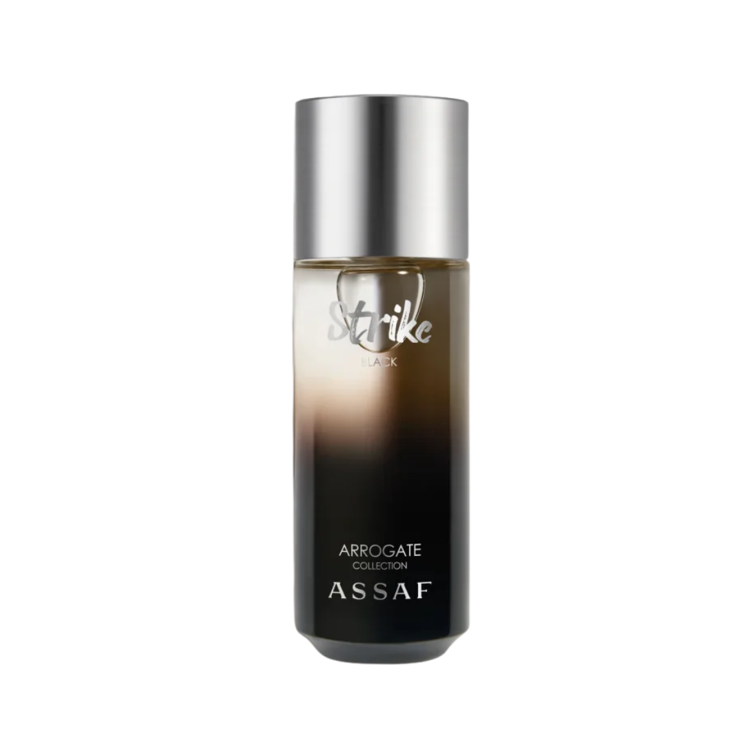 ASSAF Strike Black EdP - 125ml | عساف عطر سترايك بلاك للرجال  - 125مل