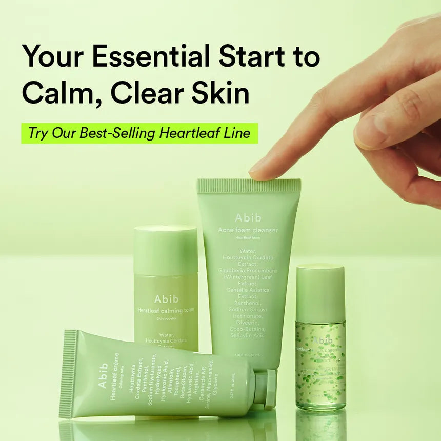 Abib Heartleaf Calming Trial Kit |مجموعة أبيب هارتليف المهدّئة التجريبية