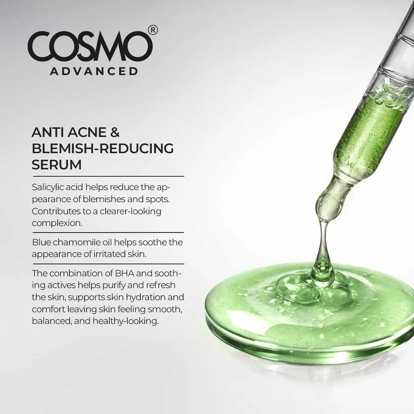 Cosmo Anti Acne Biphasic Serum - 40ml | كوزمو سيروم ثنائي الطور مضاد للحبوب والشوائب - 40 مل