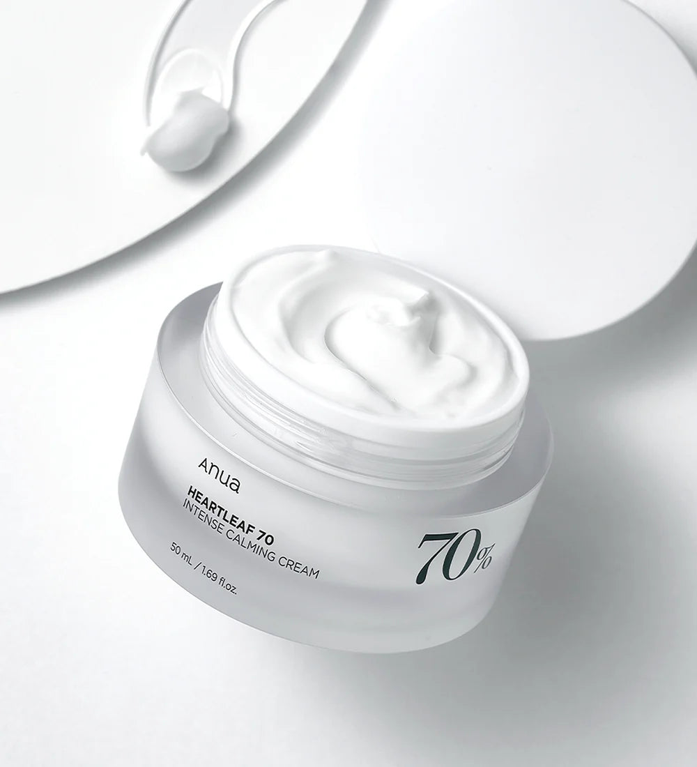 Anua Heartleaf 70% Soothing Cream - 100ml | أنوا كريم نبات القلب 70% المهدئ للبشرة - 100 مل