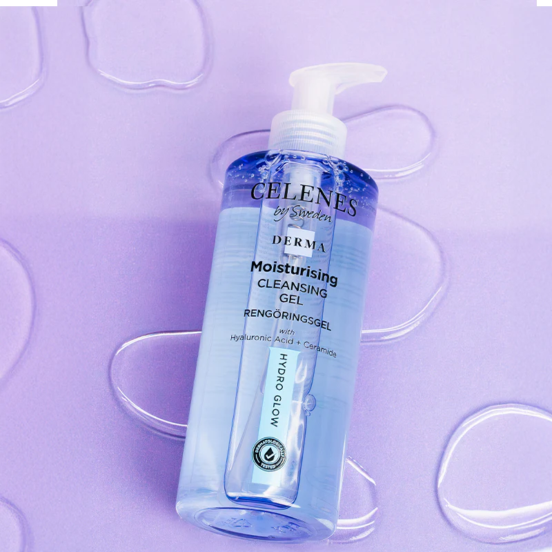 Celenes by Sweden Derma Moisturizing Cleansing Gel Hydro Glow - 250ml |  سيلينس جل غسول مرطب للبشرة - 250 مل