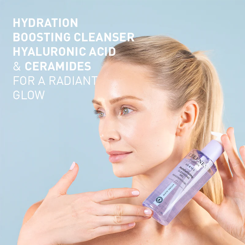 Celenes by Sweden Derma Moisturizing Cleansing Gel Hydro Glow - 250ml |  سيلينس جل غسول مرطب للبشرة - 250 مل