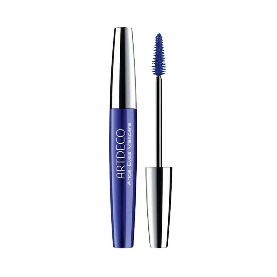 ARTDECO Angel Eyes Mascara in blue, with a spiral applicator for defined lashes.