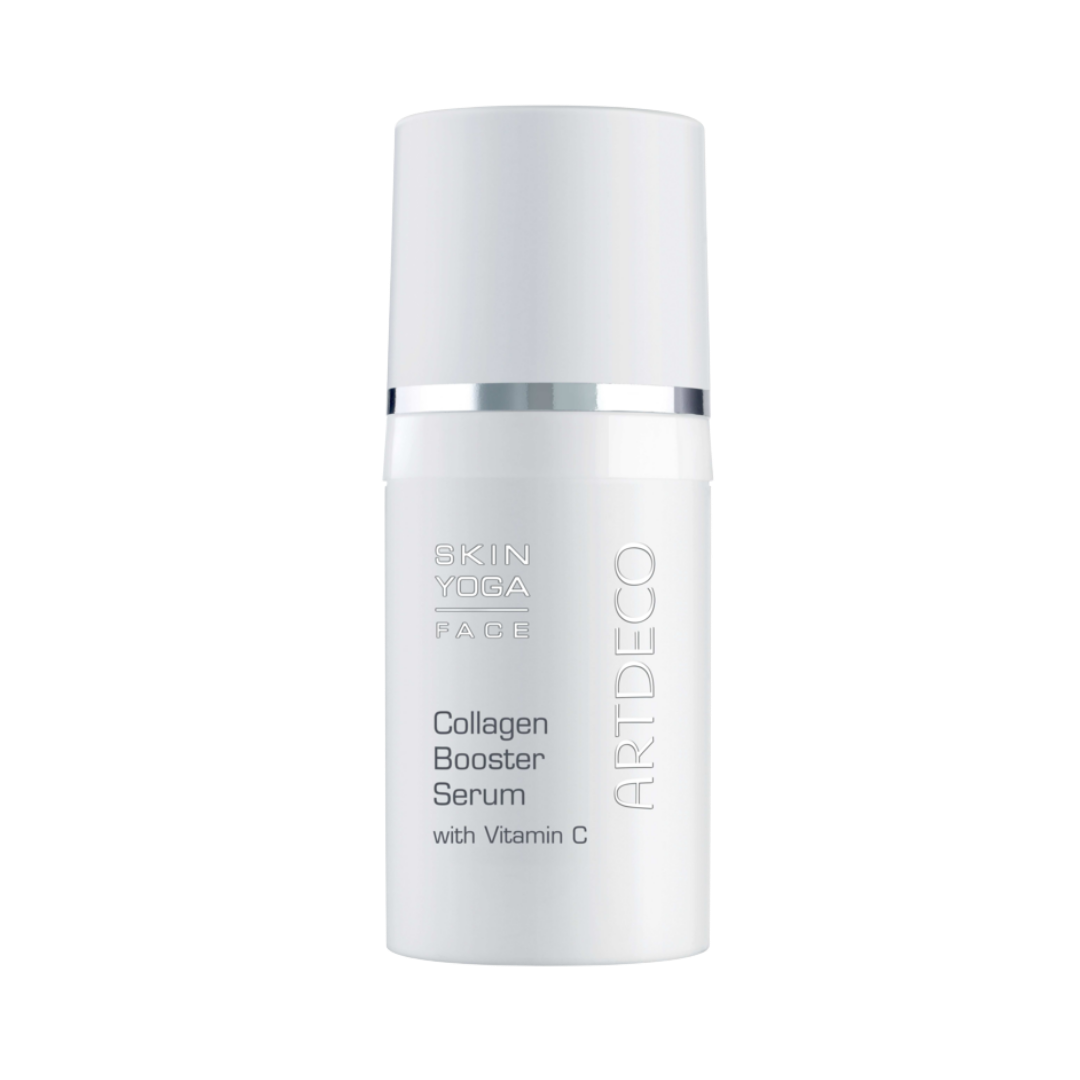 Artdeco Skin Yoga Face Collagen Booster Serum with Vitamin C, 30ml pump bottle.
