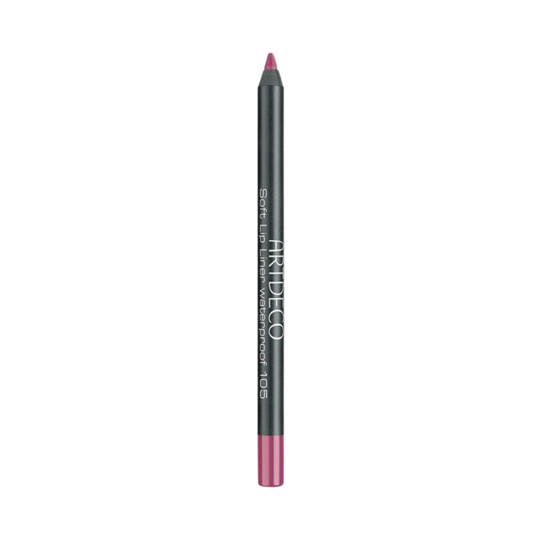 ARTDECO Soft Lip Liner Waterproof in shade 105, black pencil with a pink tip.