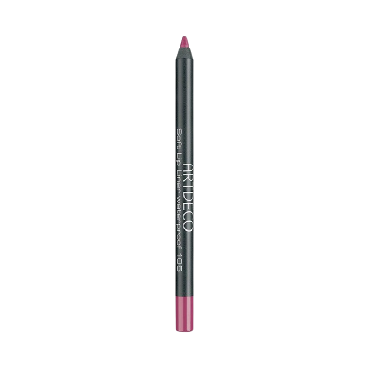 ARTDECO Soft Lip Liner Waterproof in shade 105, black pencil with a pink tip.