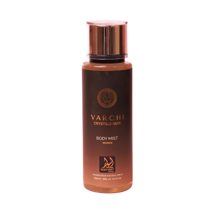 Aswar Varchi Crystels Nuir Body Mist - 250ml | اسوار بدي مست معطر للجسم 250 مل