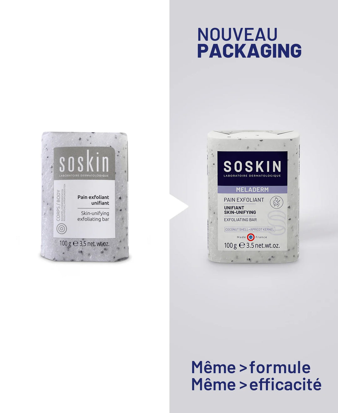 Soskin Skin-Unifying Exfoliating Bar - 100g | سوسكين صابون مقشر لطيف - 100 غرام