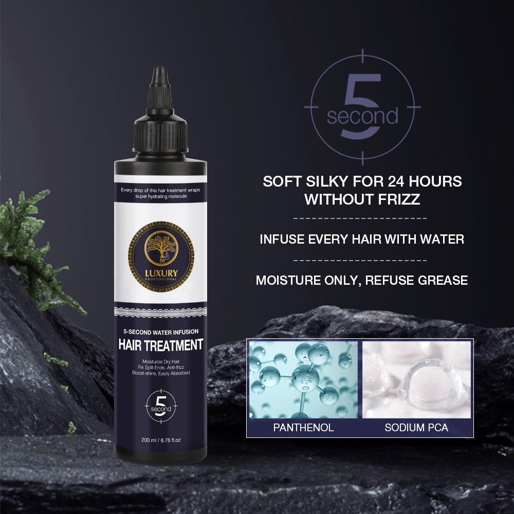 LUXURY Hair Treatment 5 Second - 200ml | لكجري معالج للشعر خلال 5 ثوان - 200 مل