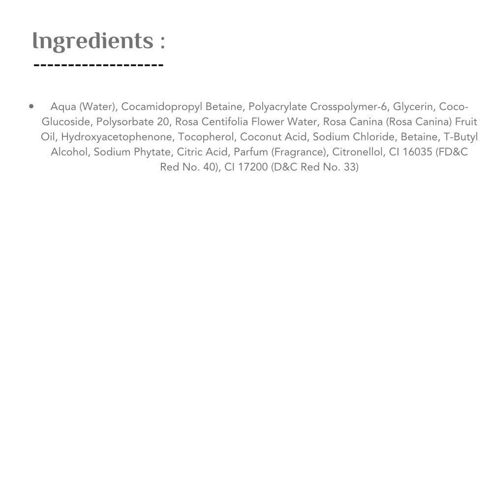 Lirene Power Of Plants Soothing Face Gel Rose - 150ml | ليرين غسول جل للبشرة بخلاصة الازهار - 150 مل