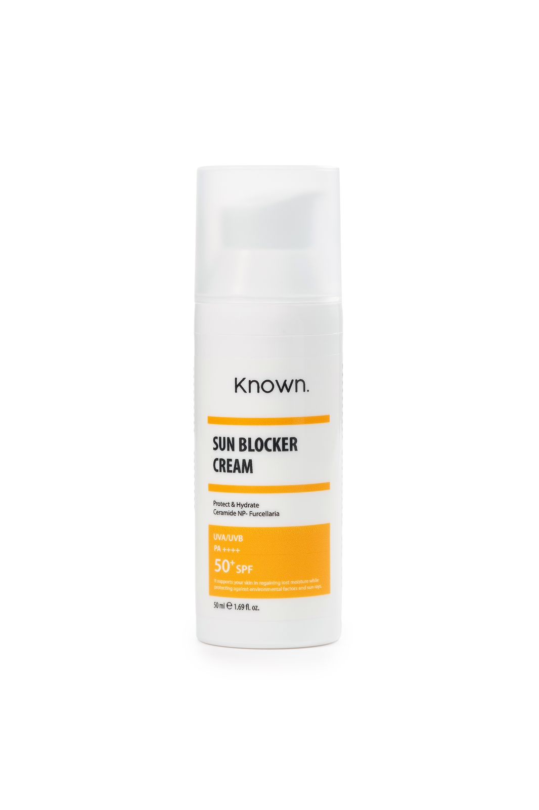 Known. Sun Blocker Cream Spf50 - 50ml | نون كريم واقي شمسي spf50 - 50 مل