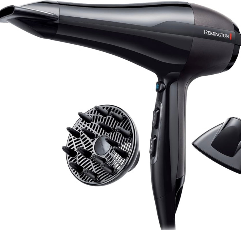 Remington Pro-AC 5999 Hair dryer Black - AC5999 | ريمينجتن مجفف للشعر اسود