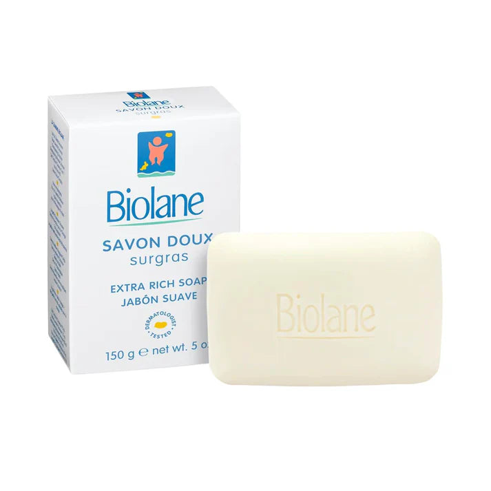 Biolane Extra Rich Soap Bio Savon Doux Surgras| بايولين صابون لتنظيف البشرة