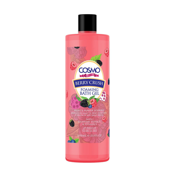 COSMO COSMETICS Berry Crush Foaming Bath Gel - 1000ml | كوزمو جل استحمام رغوي بيري كراش - 1000مل #1