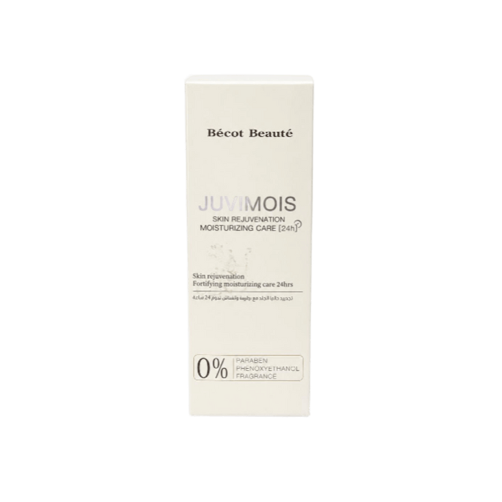 Becot Beaute Juvimois skin rejuvenation moisturizing care 24h box with beige packaging 0 percent parabens