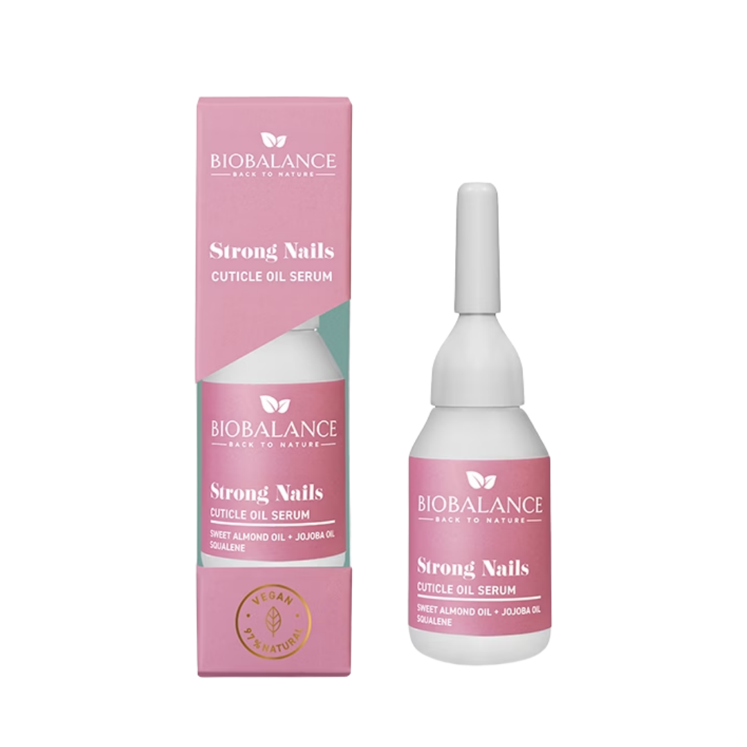BioBalance Strong Nails Cuticle Oil Serum - 10ml | بايوبالانس سيروم زيتي للأظافر والجلد المحيط بها - 10 مل