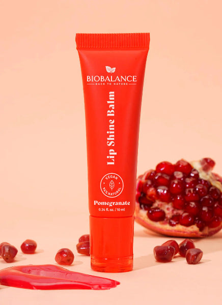 BIO BALANCE Lip Shine Balm - 10ml | بيوبالانس بلسم شفاه لامع رمان - 10مل #4