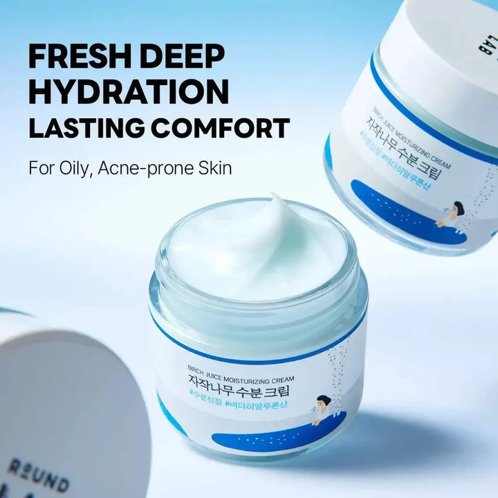 ROUND LAB Birch Juice Moisturising Cream - 80ml | راوند لاب كريم مرطب - 80مل