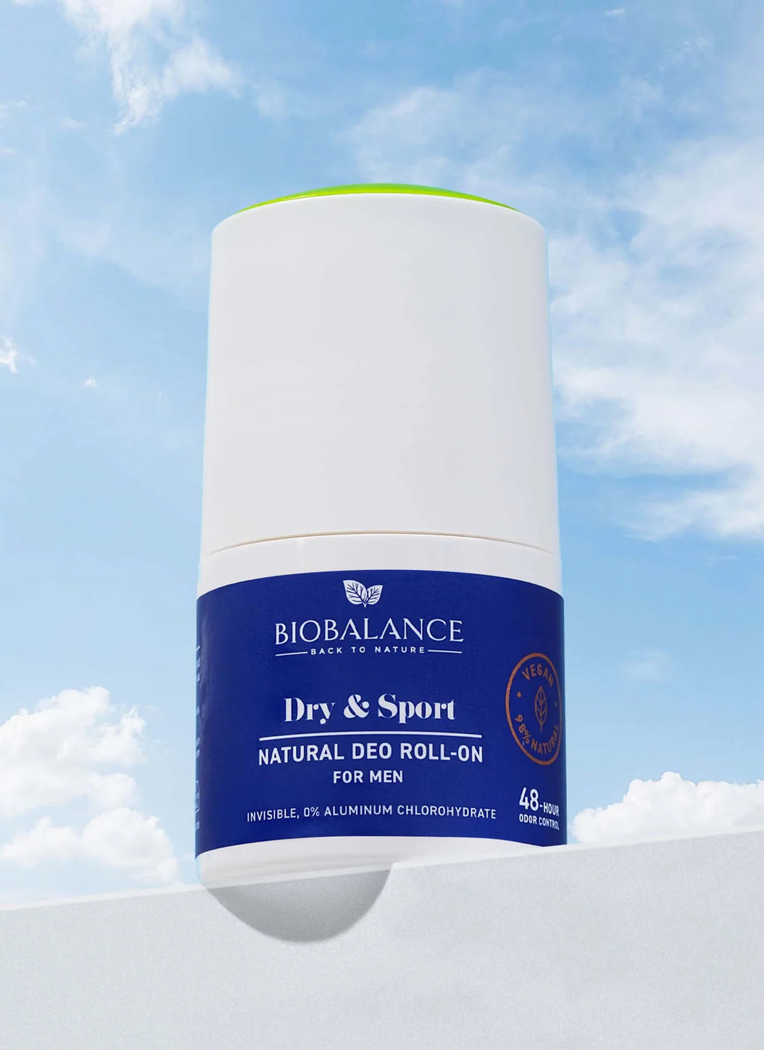 Bio Balance Dry & Sport Natural Deodorant Roll-On For Men - 50ml | بايو بالانس رول أون طبيعي للرجال دراي وسبورت - 50مل