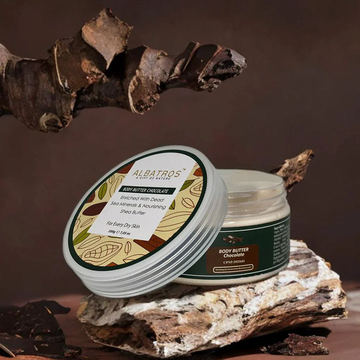 AL BATROS Body Butter Chocolate - 200g | الباتروس زبدة الجسم بالشوكولاتة - 200 غرام