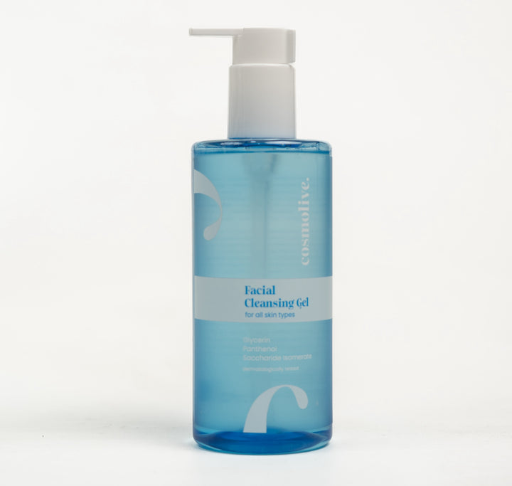 cosmolive Facial Cleansing Gel For All Skin Types - 300ml | كوزمو لايف غسول للوجه لكل انواع البشرة - 300 مل